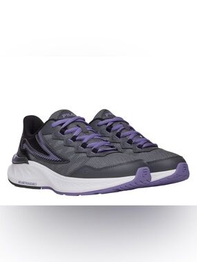 FILA Athletic Women's Gray & Purple Running Sneakers Size 8